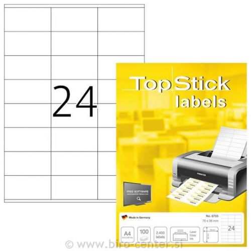 Etiquetas TOP STICK A4 70x36 - 8705 , Top Stick , ETIQAGI016 , 4023145087053